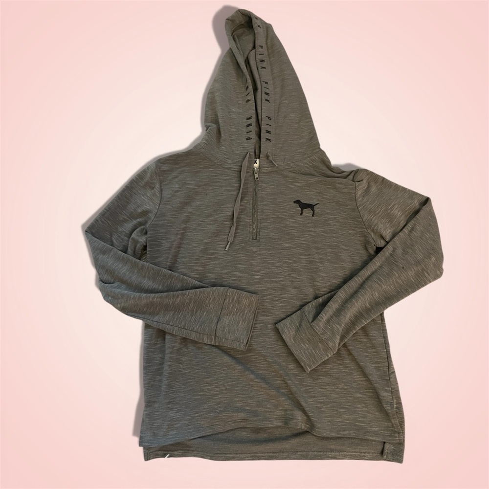 Victoria's Secret Gray Zip-Up women’s Sweater Sz S